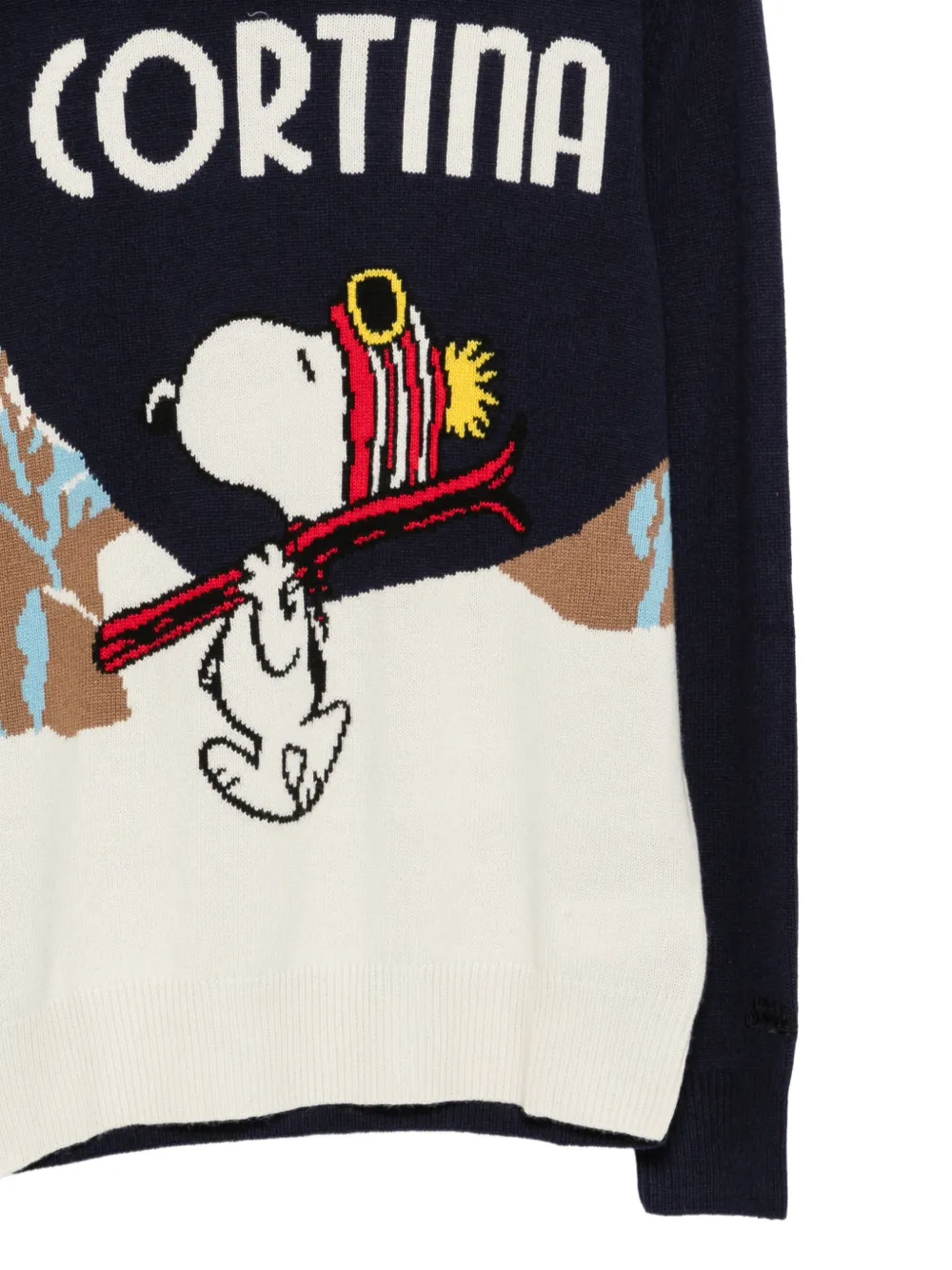 MC2 Saint Barth Cortina Snoopy sweater Blauw