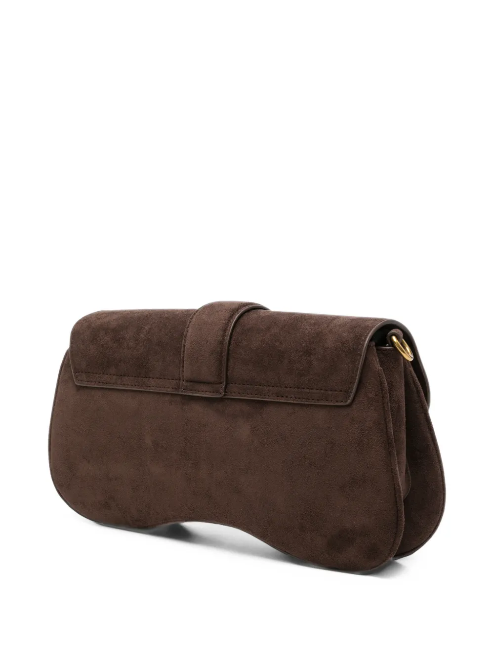 Just Cavalli snake-plaque shoulder bag Bruin