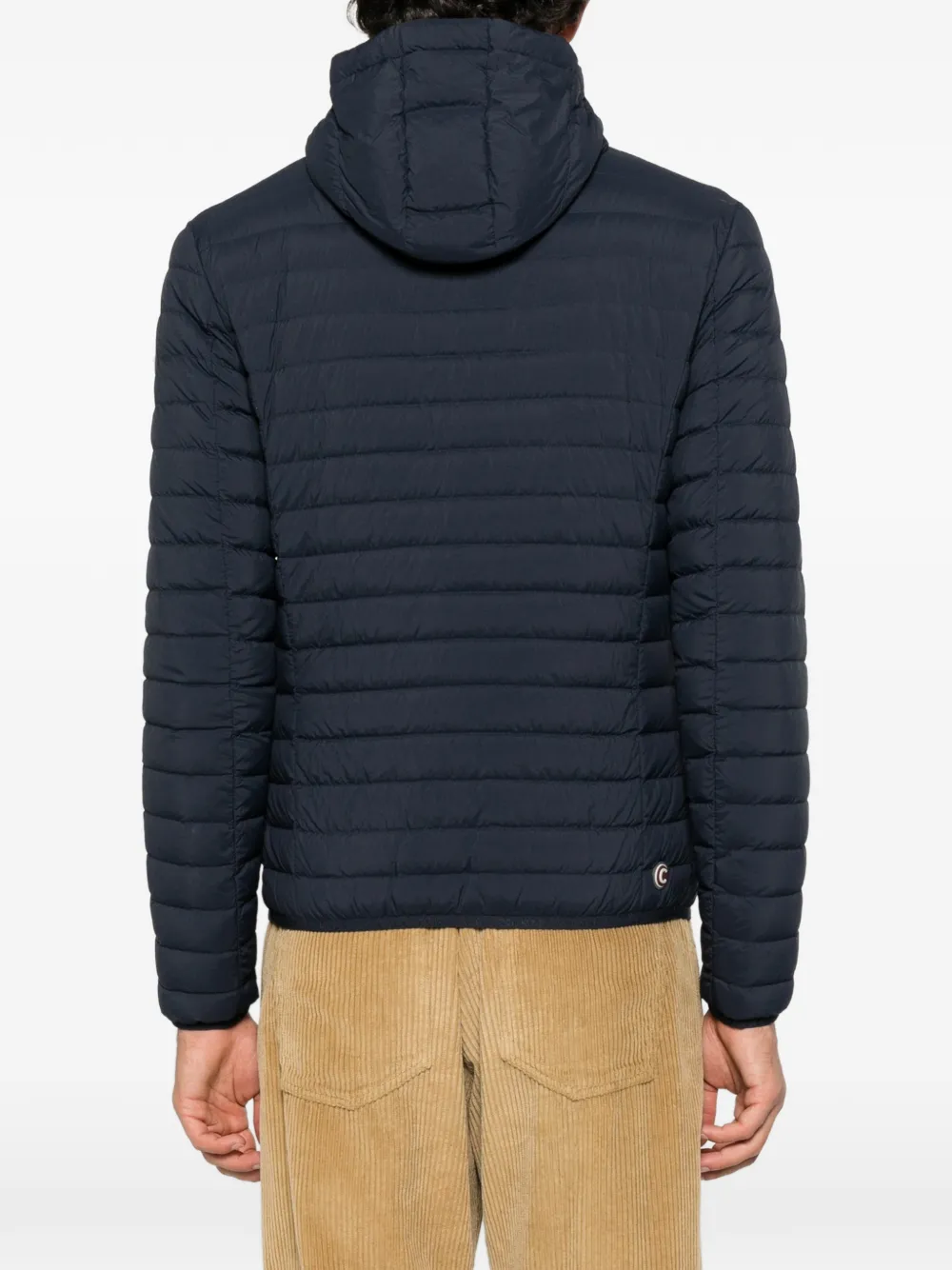 Colmar quilted hooded coat Blauw