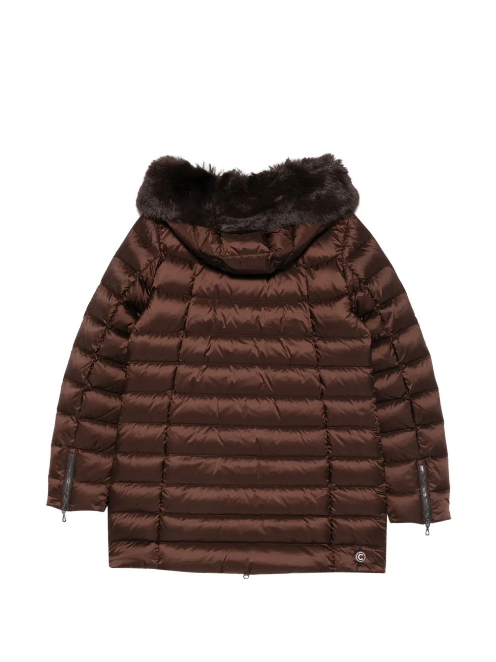 Colmar quilted faux-fur trim coat Bruin