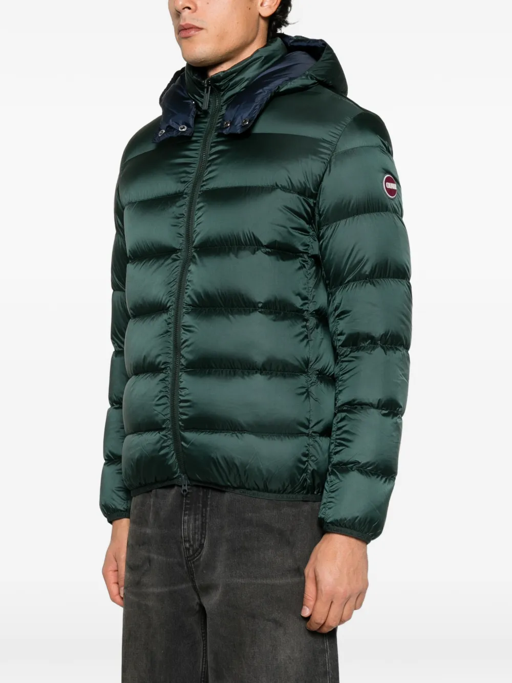 Colmar quilted hooded jacket Groen