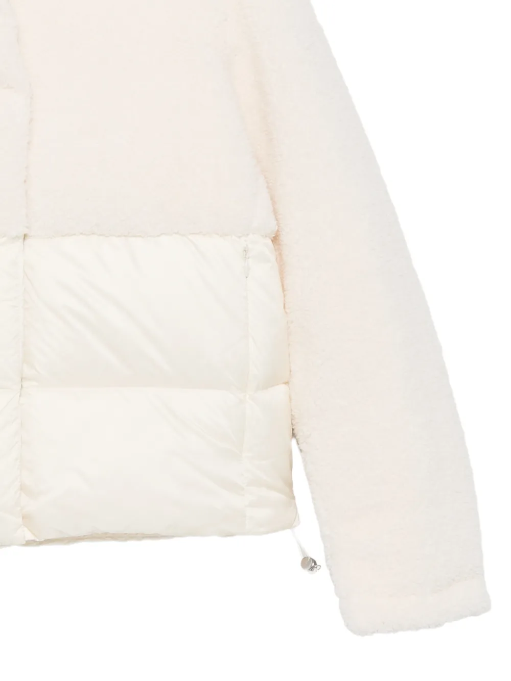 Colmar fleece-panelled quilted jacket Beige
