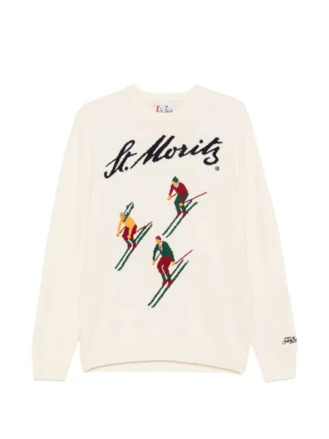 MC2 Saint Barth St. Moritz intarsia-knit sweater