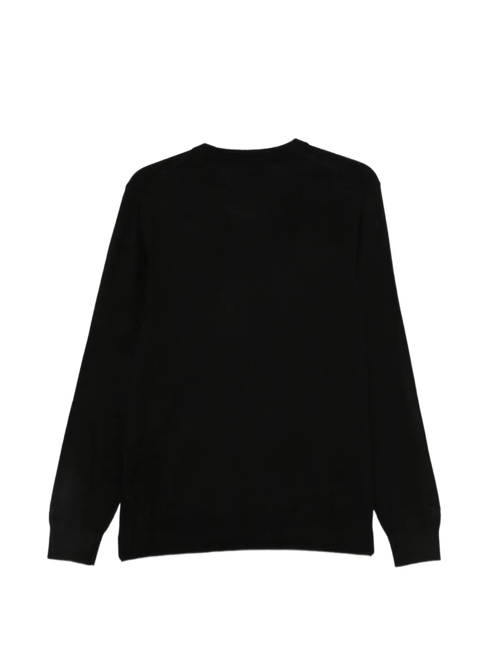 MC2 Saint Barth graphic-intarsia crew-neck sweater Zwart