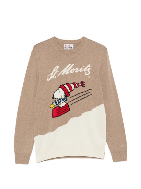 MC2 Saint Barth St. Moritz Snoopy-intarsia sweater
