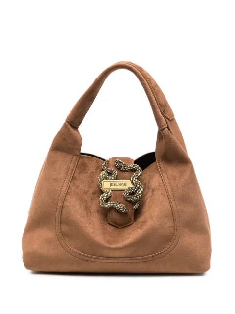Just Cavalli snake-plaque tote bag