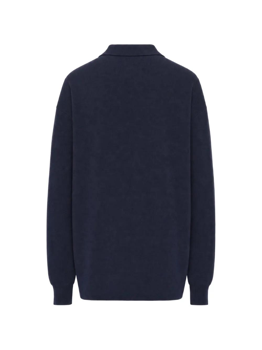 LOEWE polo sweater in cashmere and silk blend Blauw