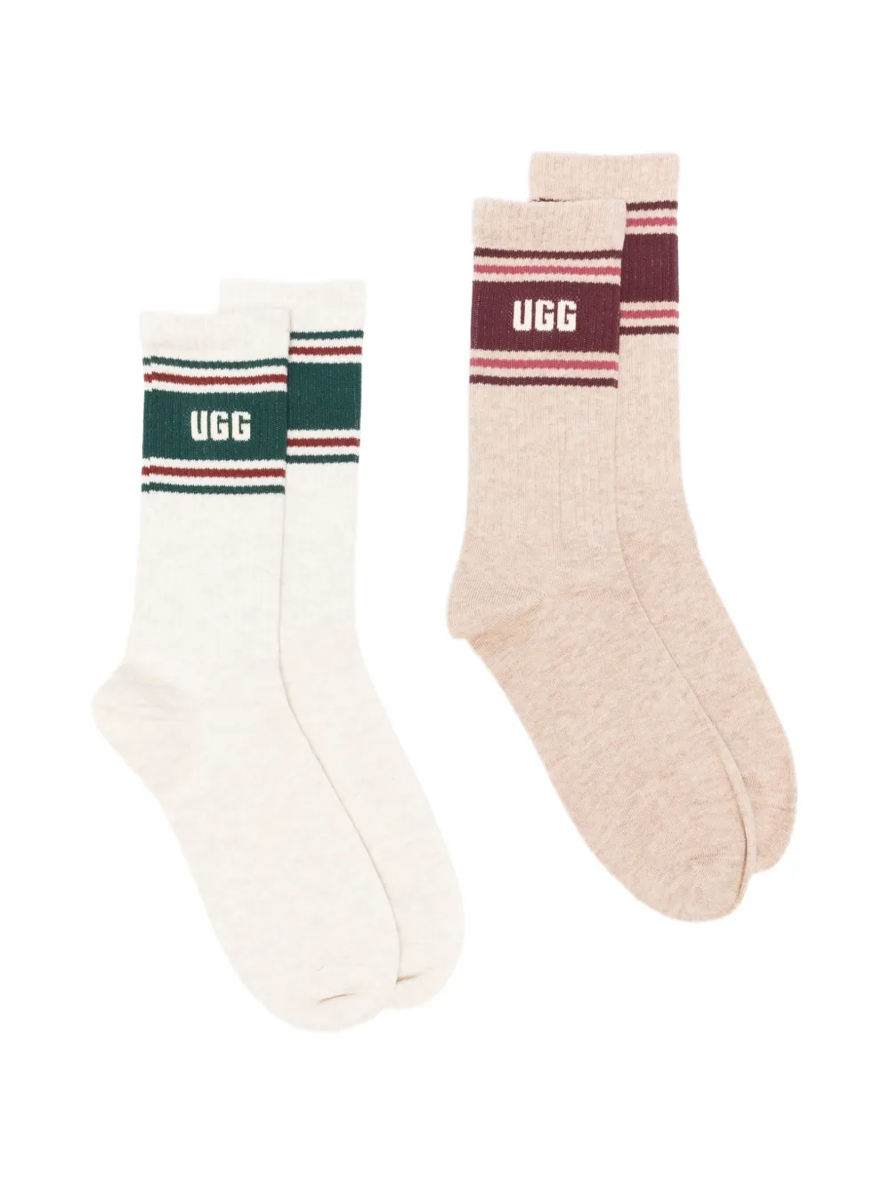 UGG Jedlyn Varsity logo-intarsia socks - Toni neutri