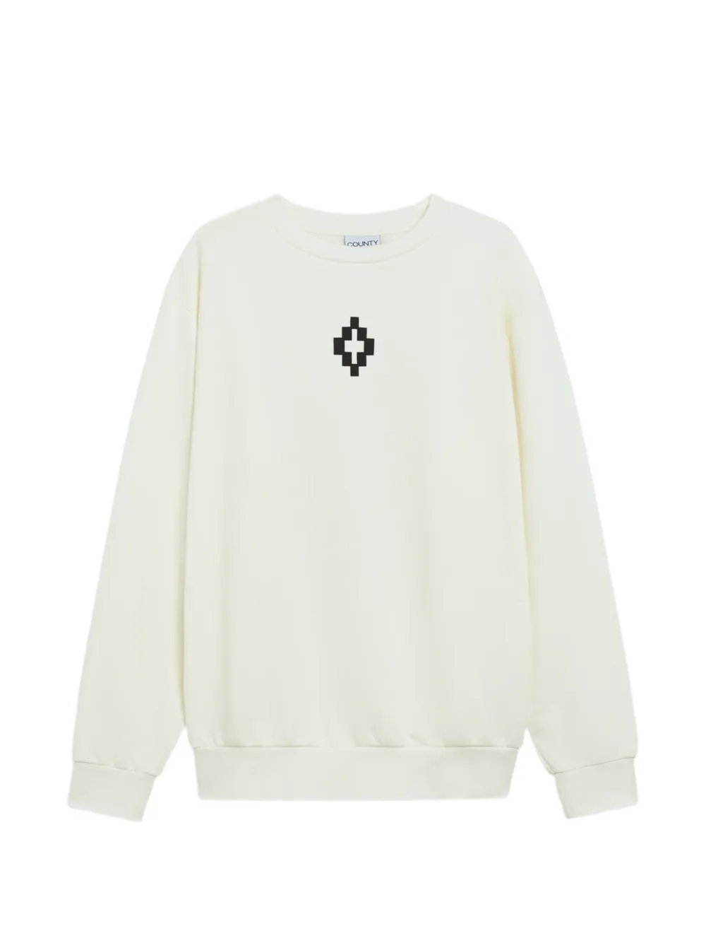 COUNTY OF MILAN Cross logo-print sweatshirt - Toni neutri