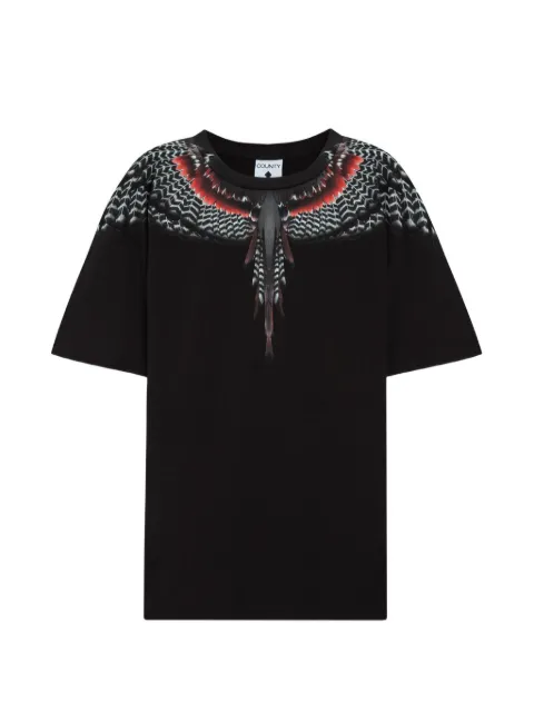 COUNTY OF MILAN T-shirt med vingetryk