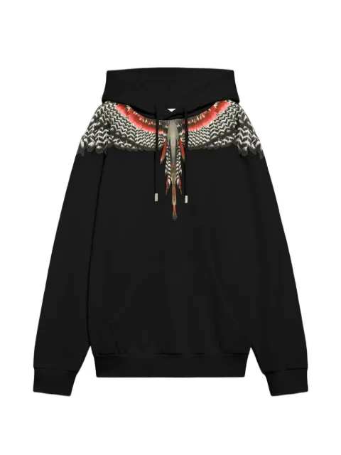 COUNTY OF MILAN Wings-print hoodie