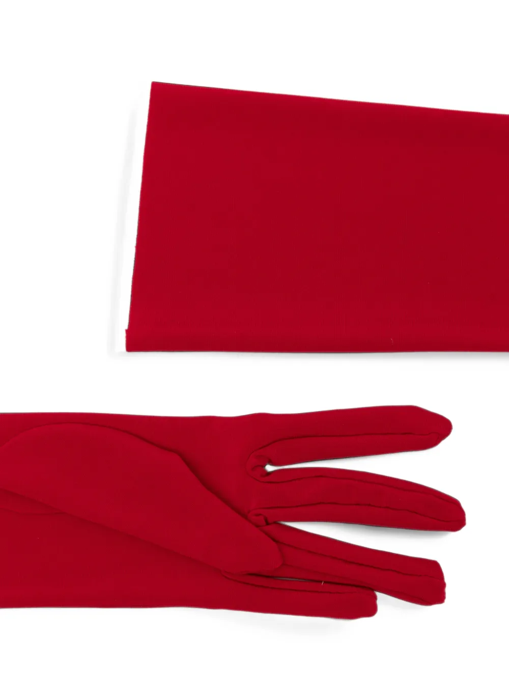 Norma Kamali Lange handschoenen Rood