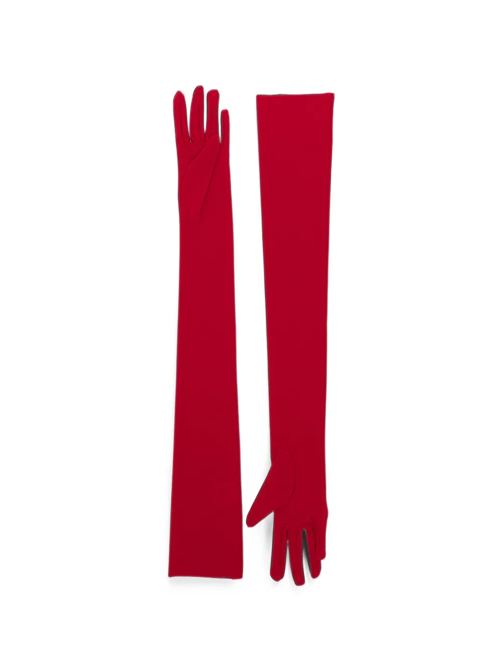 Norma Kamali Lange handschoenen Rood