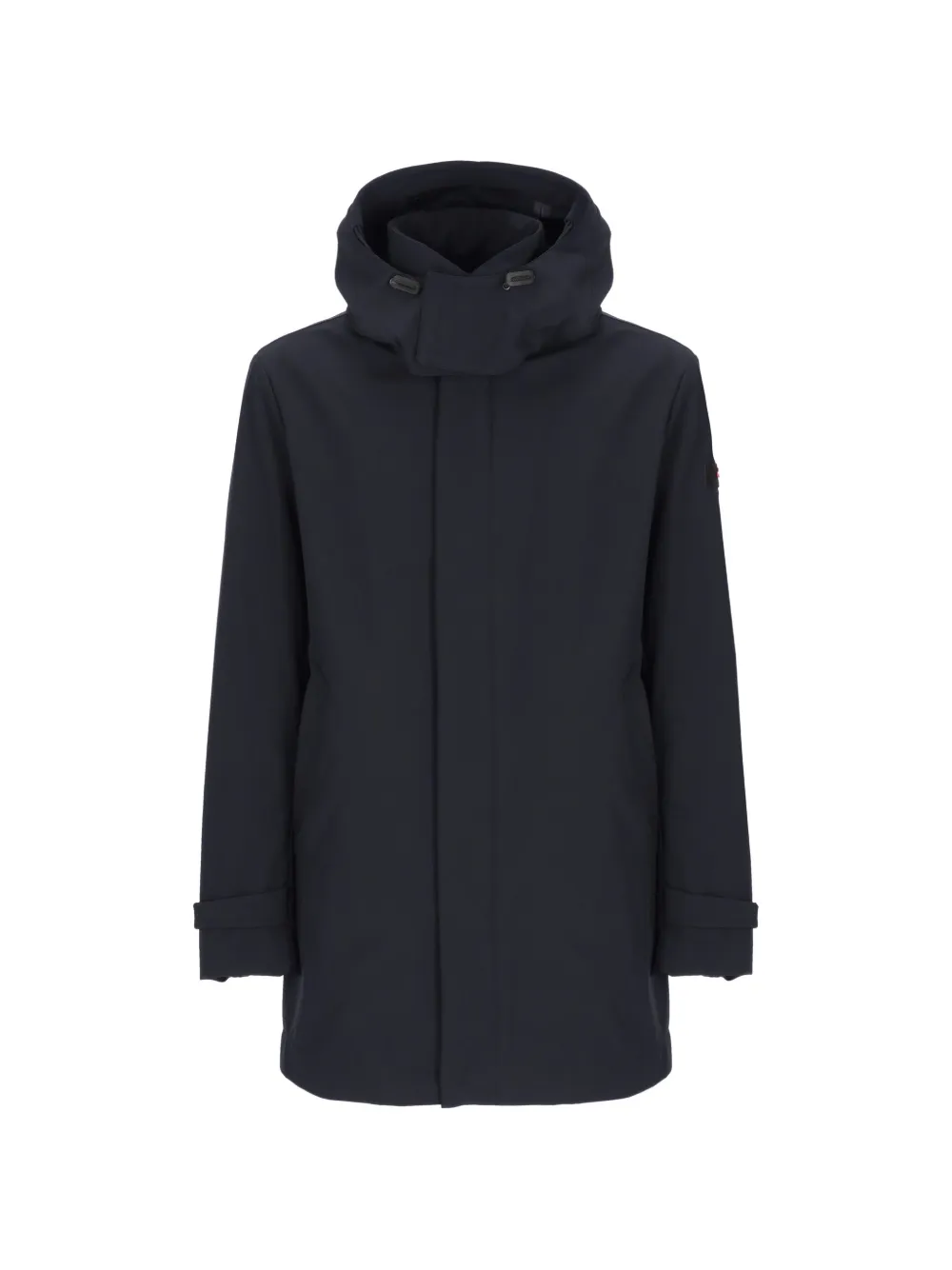 Peuterey Groff 01 hooded concealed-fastening coat - Bleu Peuterey Groff 01 hooded concealed-fastening coat - Bleu