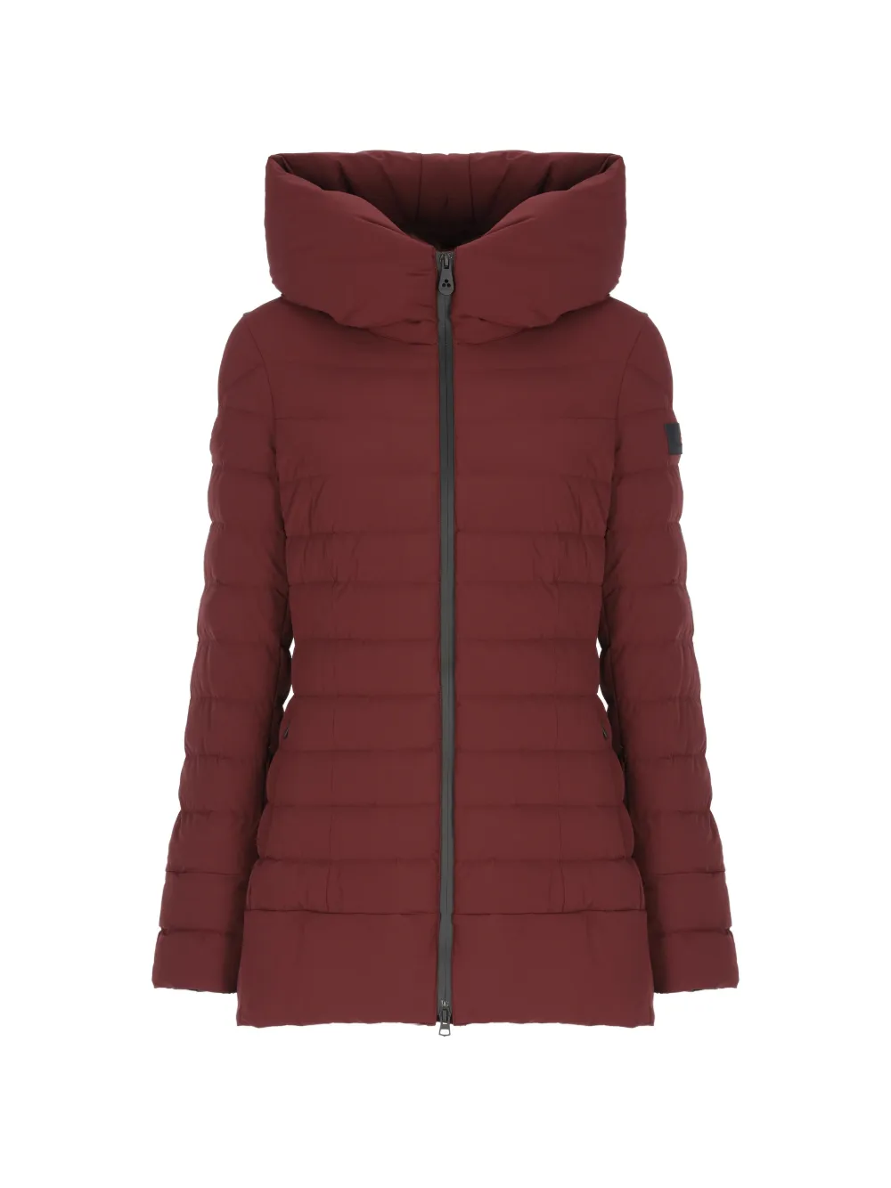 Peuterey Campbell Ag quilted hooded jacket Rood