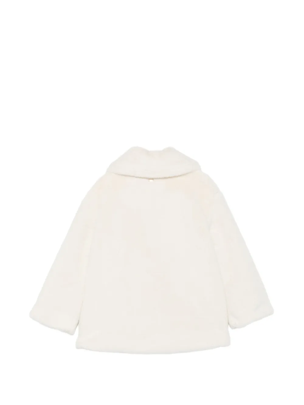 Herno Kids Peter Pan collar coat Wit