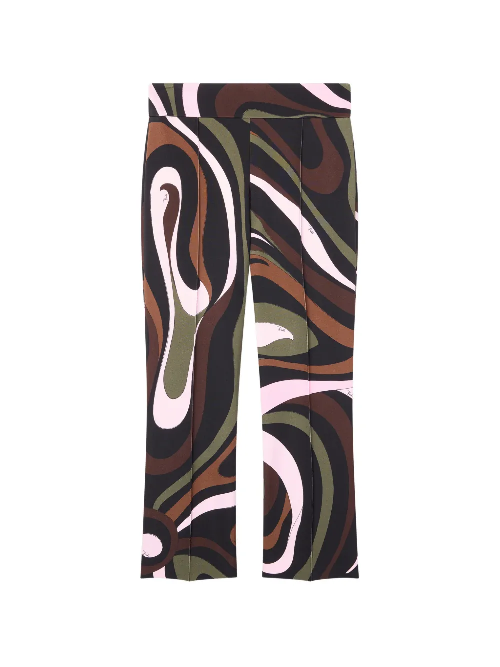 PUCCI pantalon à imprimé Marmo - Noir