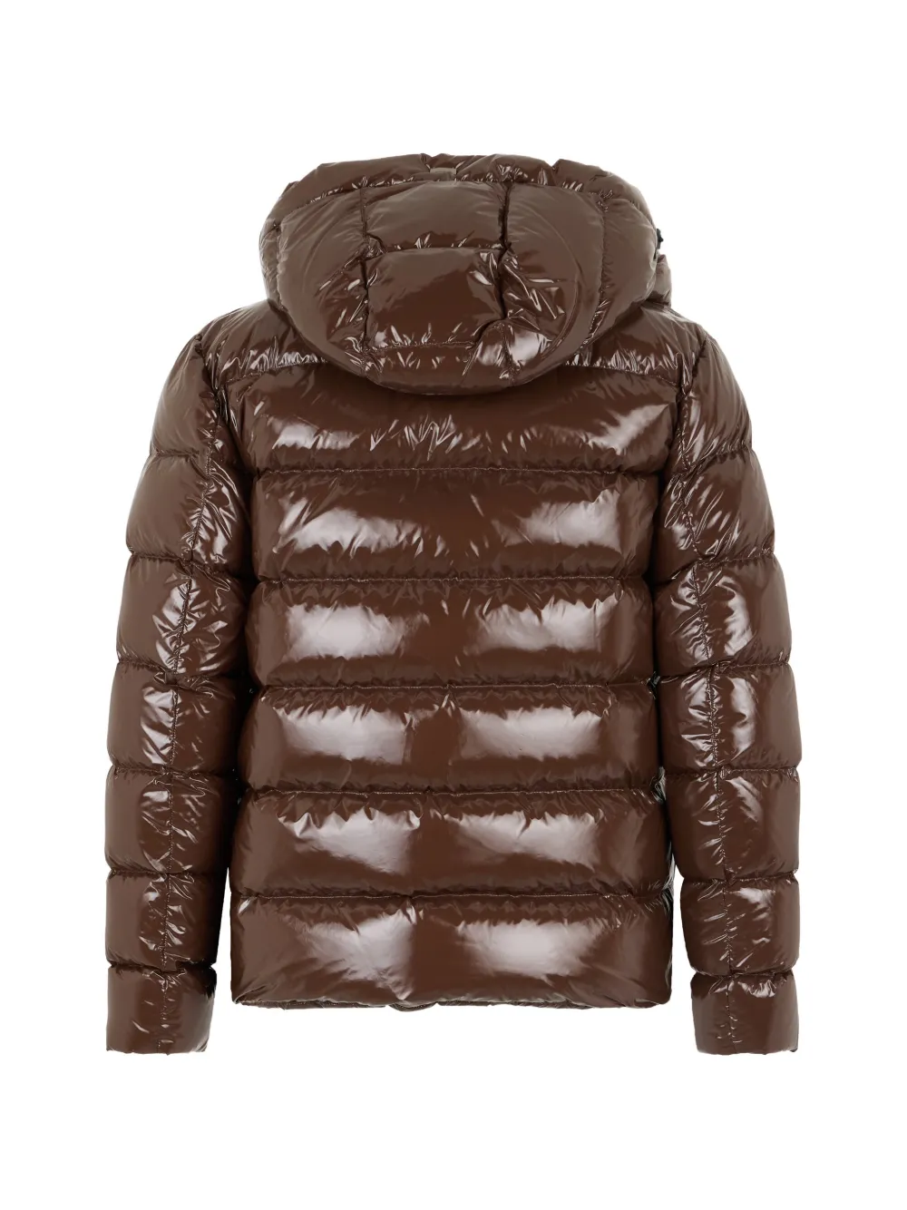 Herno Gevoerd jack met capuchon Bruin