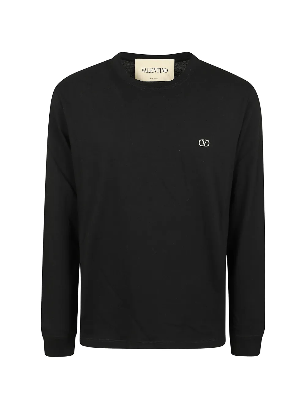Valentino Garavani VLogo long-sleeve T-shirt - Schwarz