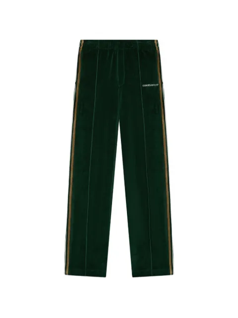 Casablanca logo-embroidered side-stripe track pants