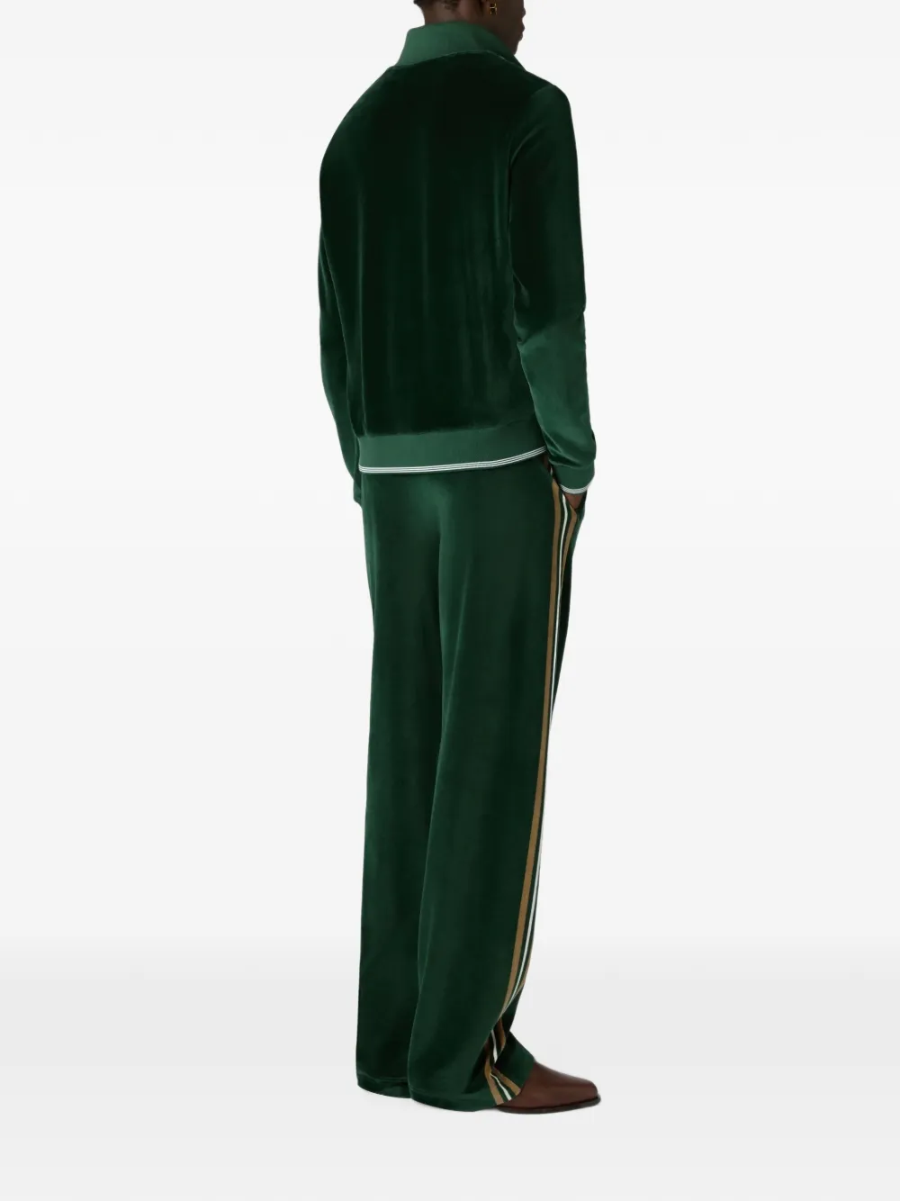 Casablanca Trainingsbroek met geborduurd logo Groen
