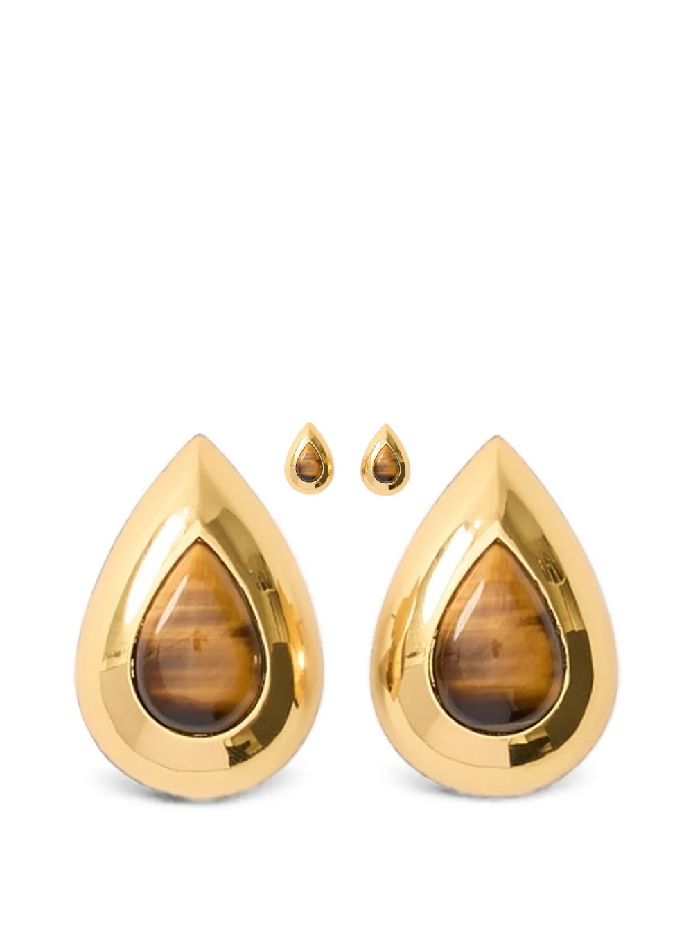 JULIETTA Vale teardrop earrings - Gold