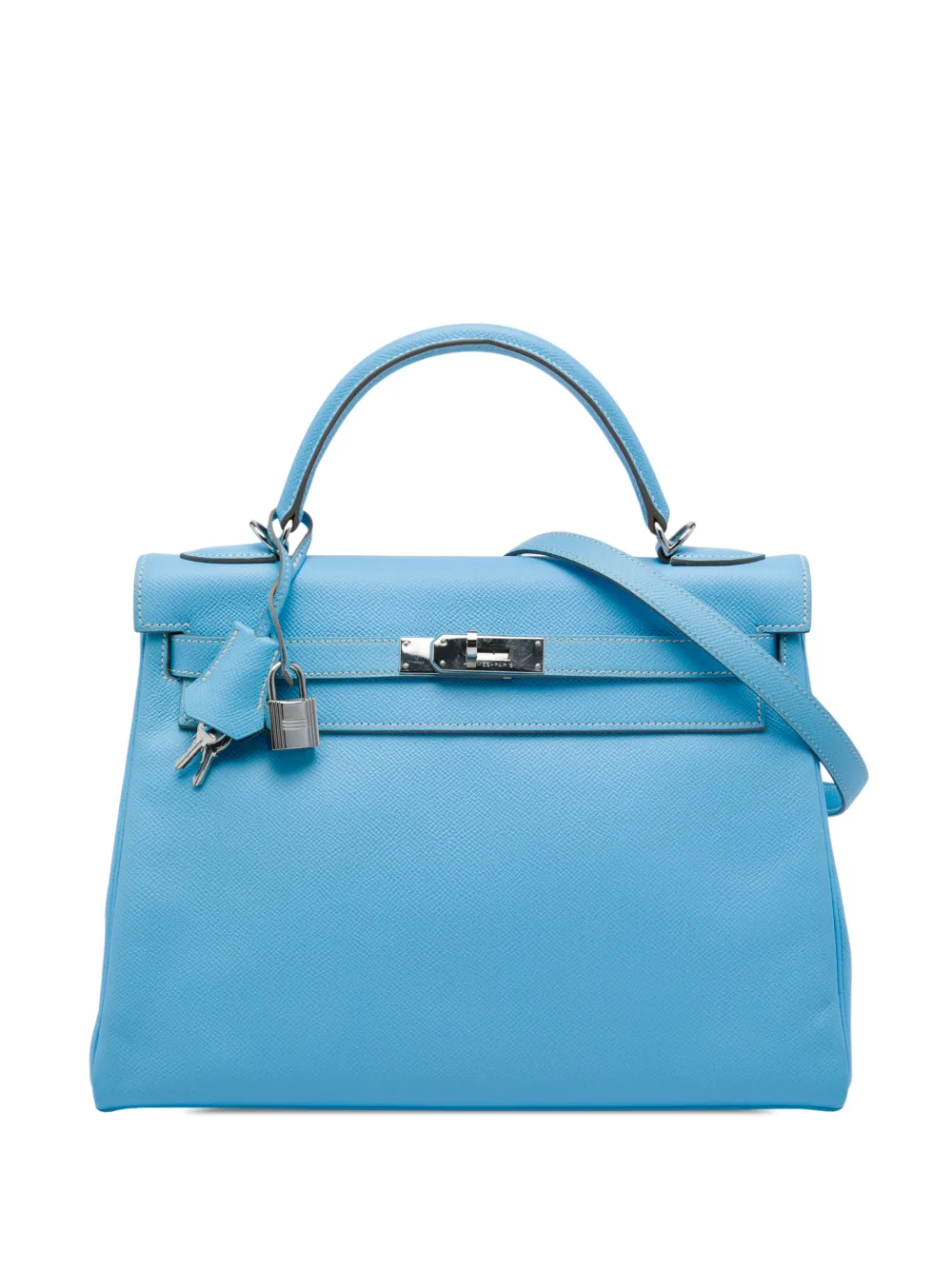 Hermès Pre-Owned 2011 Epsom Candy Verso Kelly II Retourne 32 satchel - Blau