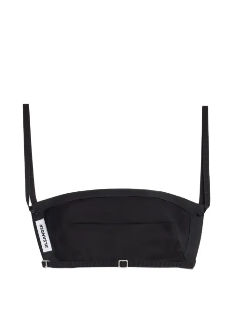 Jil Sander silk faille top