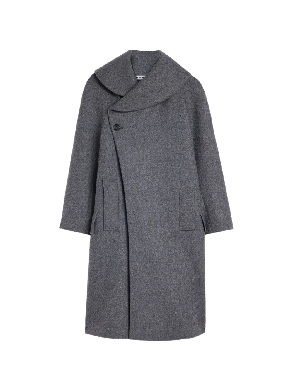 Jil Sander double wool coat - Grigio