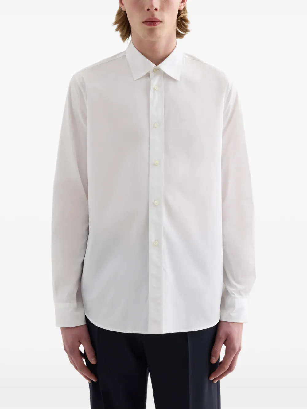 Jil Sander Katoenen overhemd Wit