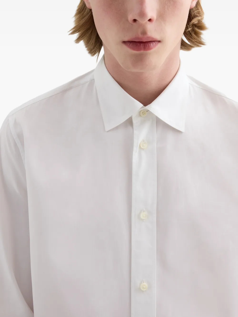 Jil Sander Katoenen overhemd Wit
