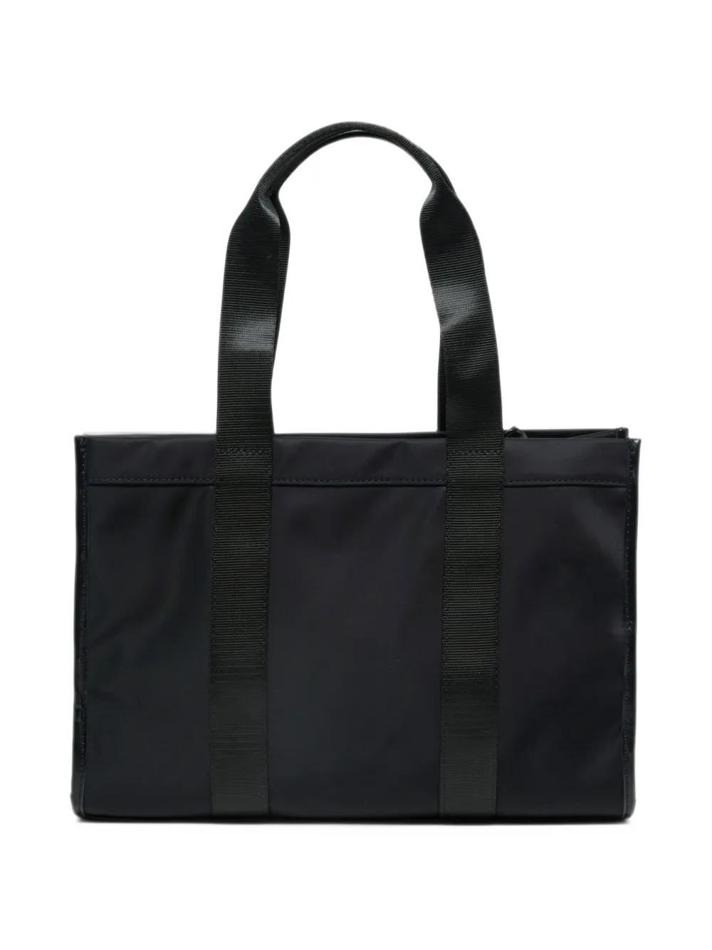 Diesel Kids Oval D logo tote bag Zwart