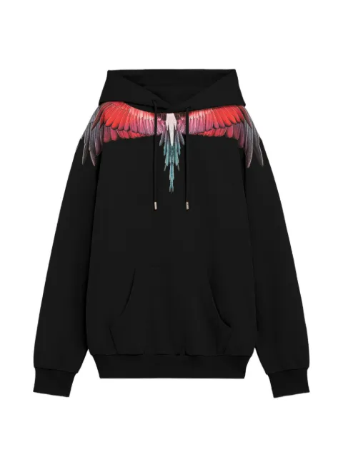 COUNTY OF MILAN Wings-print hoodie
