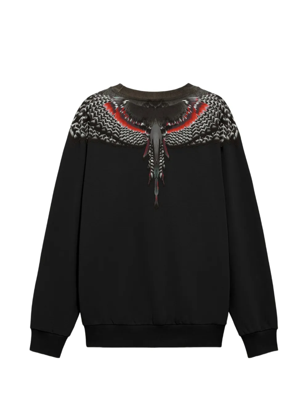 COUNTY OF MILAN Wings-print sweatshirt Zwart