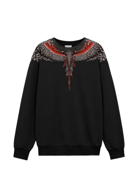 COUNTY OF MILAN Wings-print sweatshirt