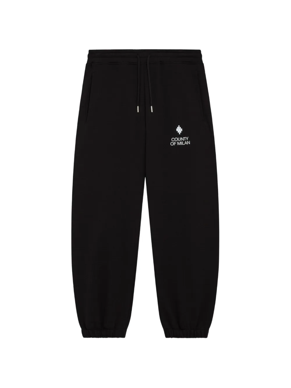 COUNTY OF MILAN logo-print track pants - Nero