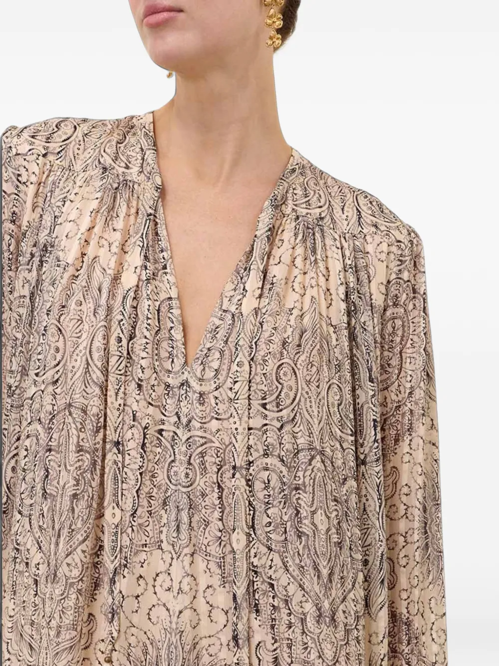 ZIMMERMANN Ascent gown Beige