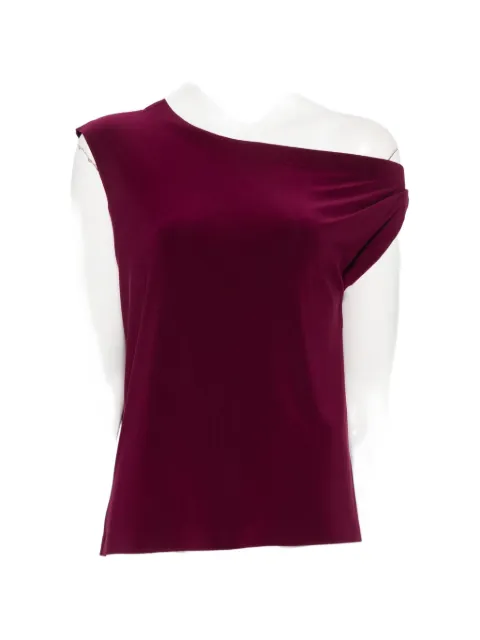 Norma Kamali draped off-shoulder top