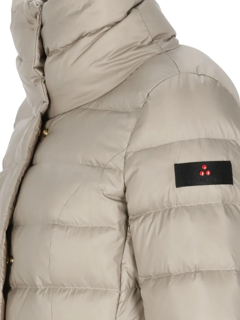 Peuterey Flagstaff MQN 03 quilted high-neck jacket Beige