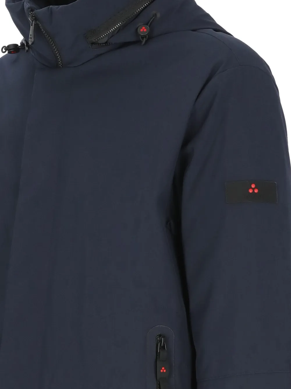 Peuterey Peebles 01 jas met capuchon en rits Blauw
