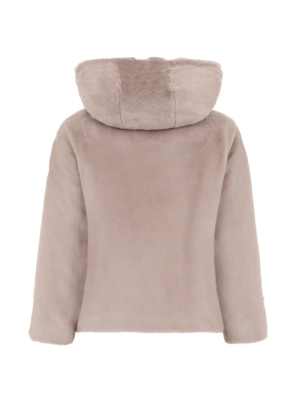 Herno hooded teddy jacket Beige