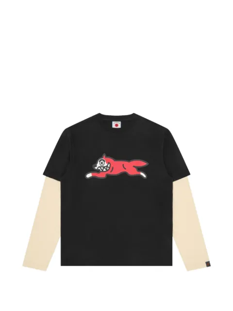 ICECREAM Running Dog layered long-sleeve T-shirt