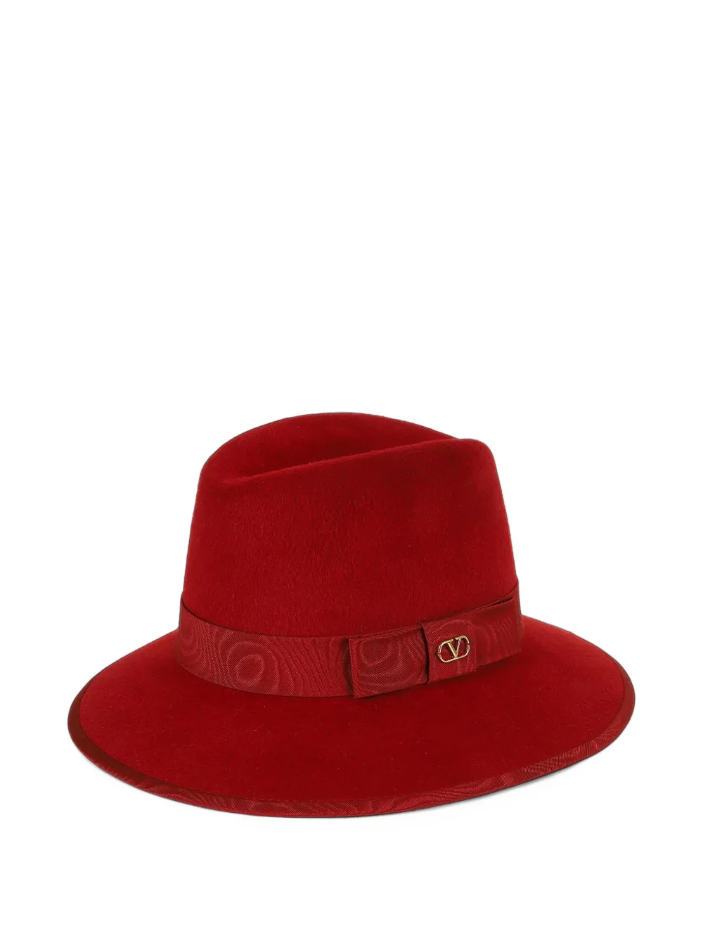 Valentino Garavani VLogo Signature fedora hat Rood