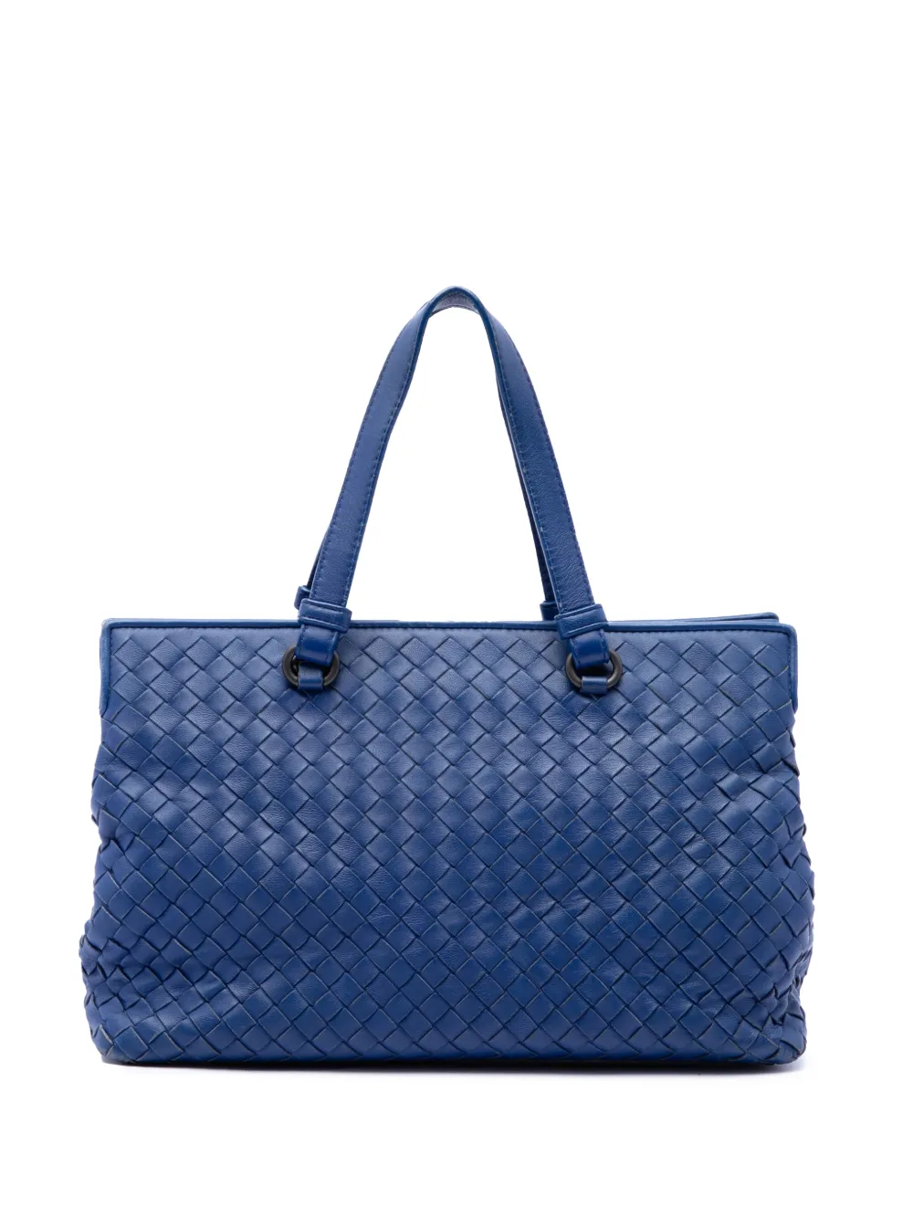 Bottega Veneta Pre-Owned 2012-2026 Small Nappa Intrecciato Accordion satchel - Blue
