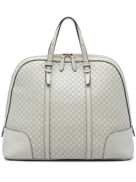 Gucci Pre-Owned bolso shopper Nice Dome grande con asa superior y motivo Microguccissima 2016-2026