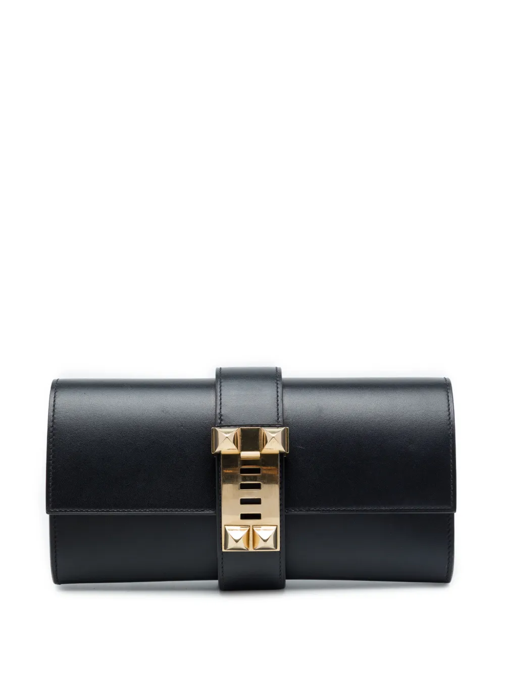 Hermès Pre-Owned 1962 Tadelakt Medor 23 clutch bag - Nero