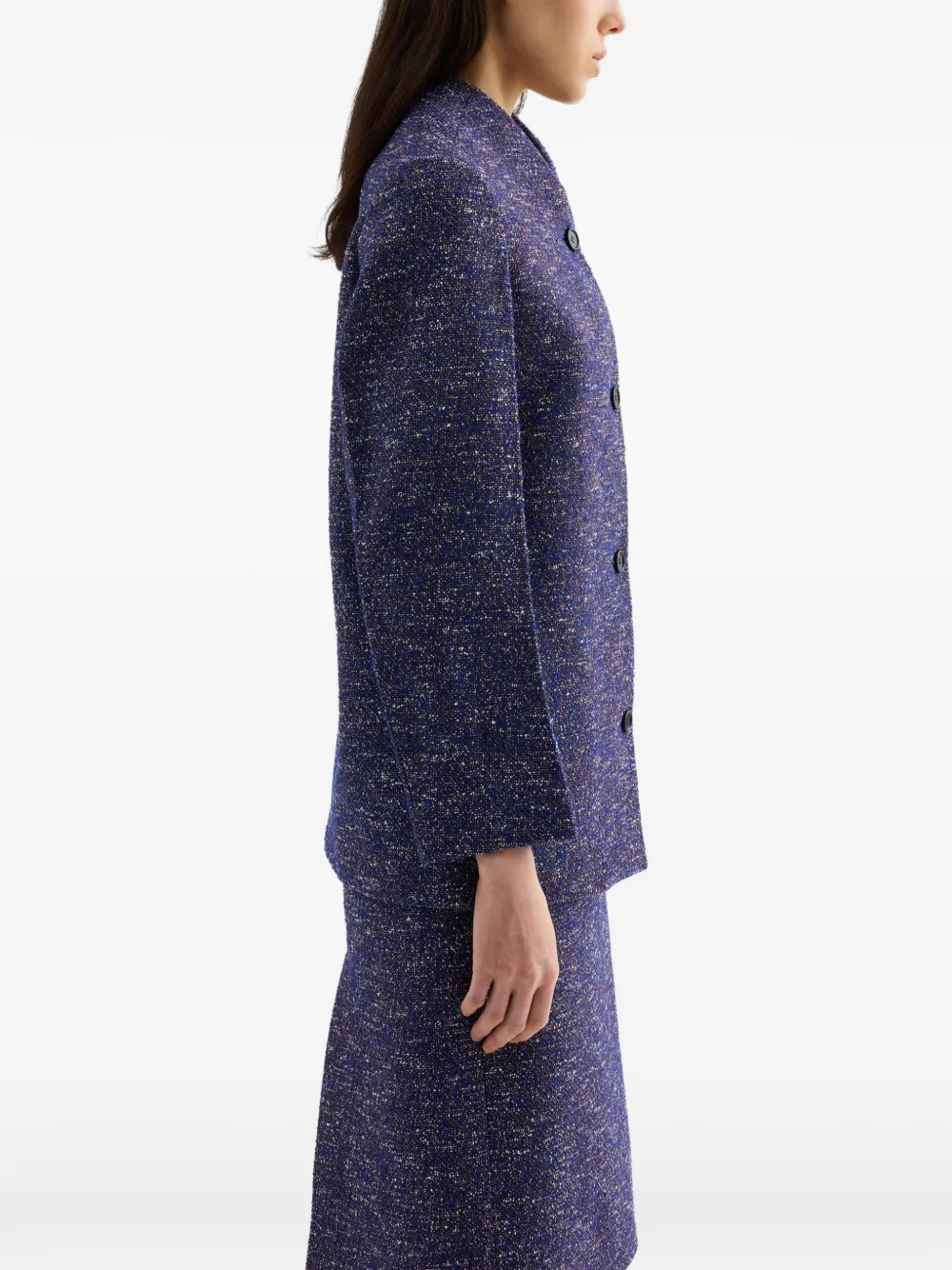 Jil Sander Tweed jack Paars