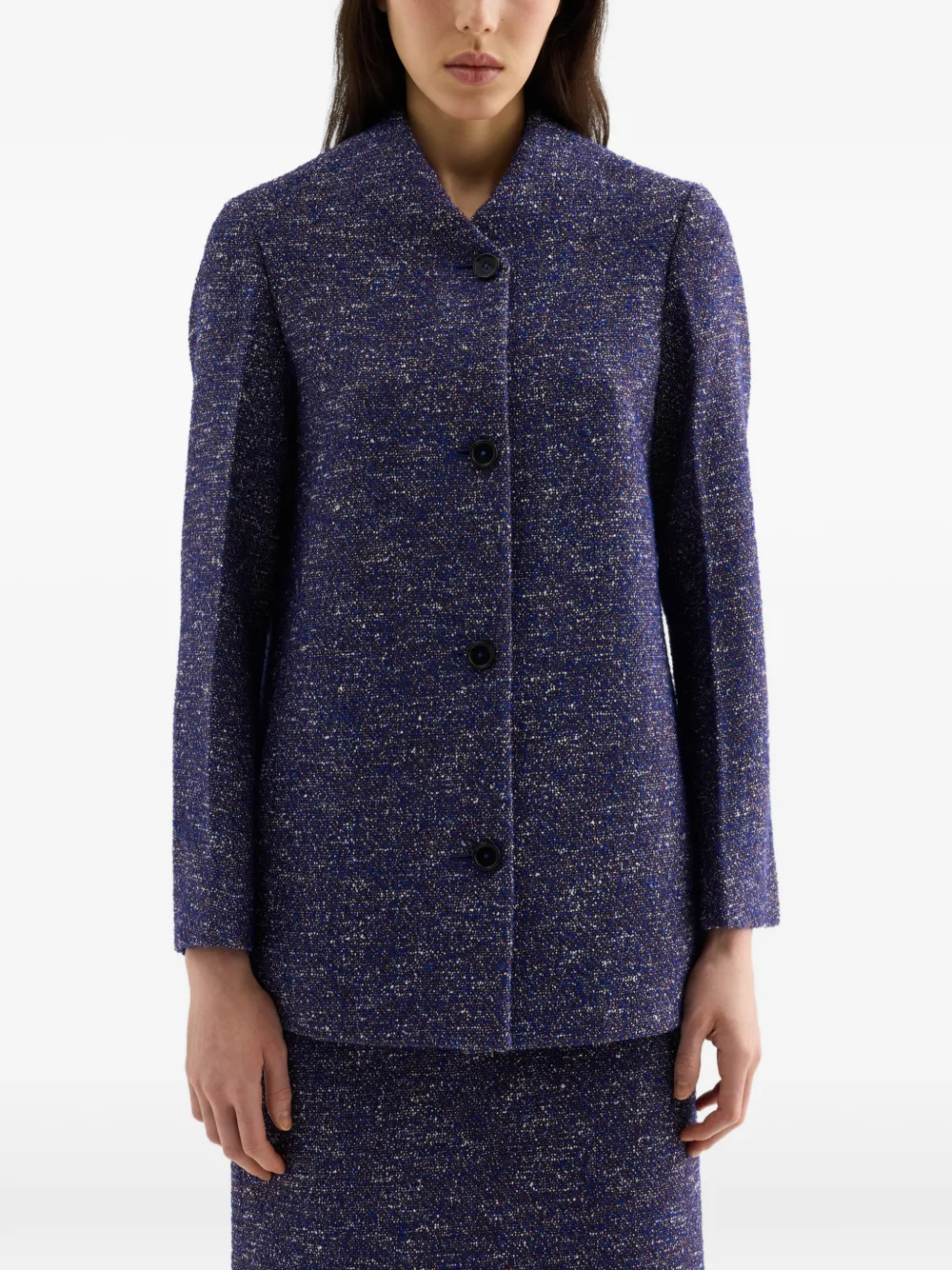 Jil Sander Tweed jack Paars