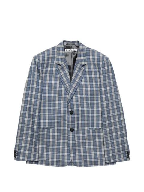 Acne Studios Checked wool suit jacket