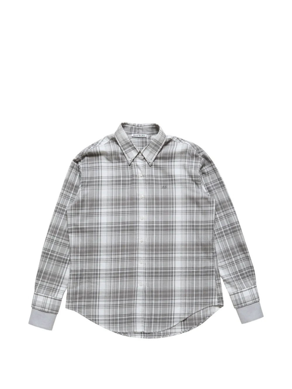 Acne Studios 레이어드 플란넬 셔츠 | 그레이 | Image 1